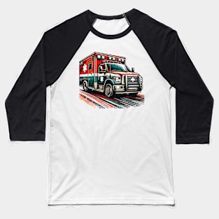 Ambulance Baseball T-Shirt